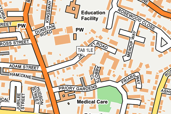 Map of PCMB LTD at local scale