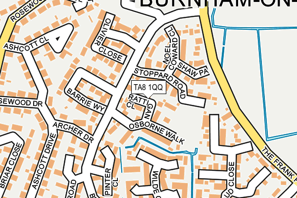 TA8 1QQ map - OS OpenMap – Local (Ordnance Survey)