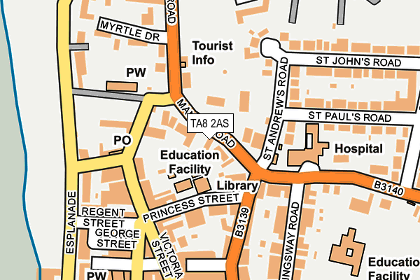 Map of ELLIVER PROFESSIONAL SERVICES LTD. at local scale
