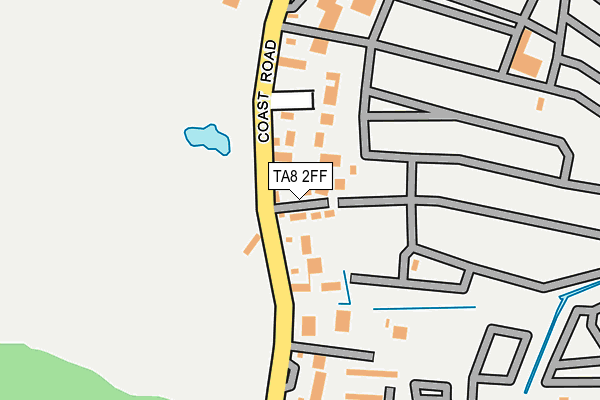 TA8 2FF map - OS OpenMap – Local (Ordnance Survey)