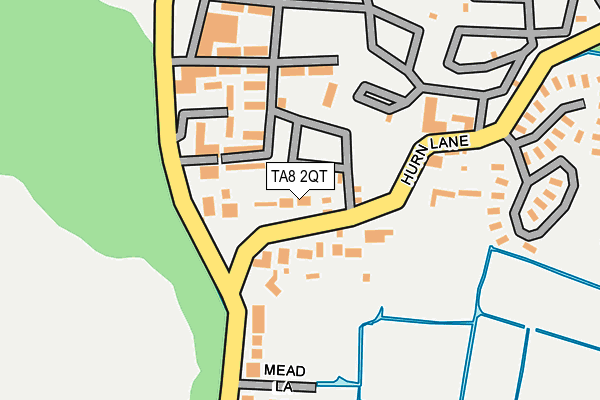 TA8 2QT map - OS OpenMap – Local (Ordnance Survey)