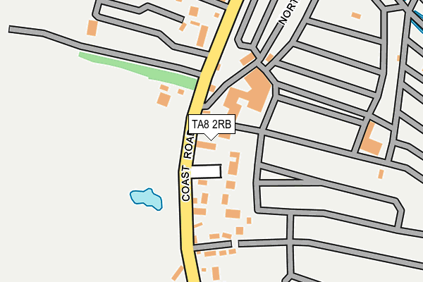 TA8 2RB map - OS OpenMap – Local (Ordnance Survey)