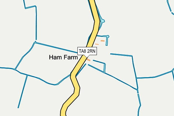 TA8 2RN map - OS OpenMap – Local (Ordnance Survey)