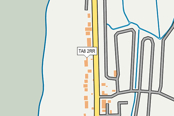 TA8 2RR map - OS OpenMap – Local (Ordnance Survey)