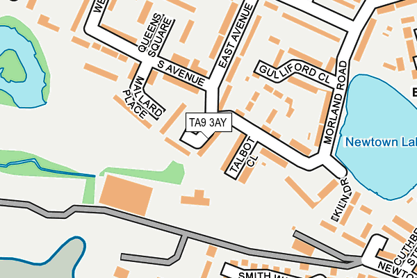 TA9 3AY map - OS OpenMap – Local (Ordnance Survey)