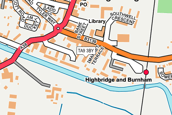 TA9 3BY map - OS OpenMap – Local (Ordnance Survey)