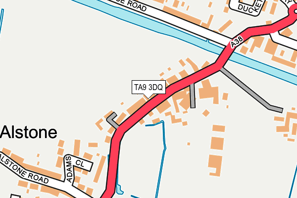 TA9 3DQ map - OS OpenMap – Local (Ordnance Survey)