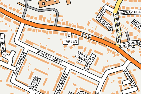 TA9 3EN map - OS OpenMap – Local (Ordnance Survey)