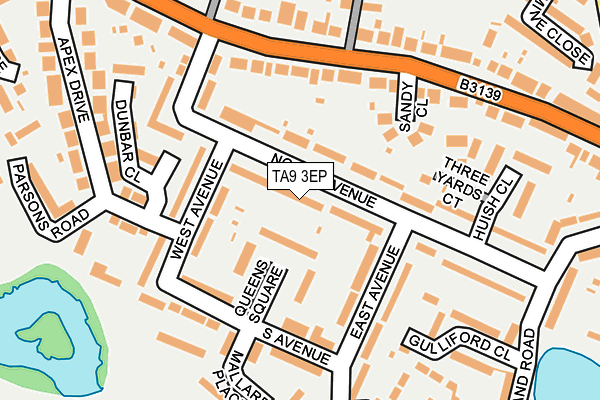 TA9 3EP map - OS OpenMap – Local (Ordnance Survey)