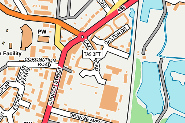 TA9 3FT map - OS OpenMap – Local (Ordnance Survey)