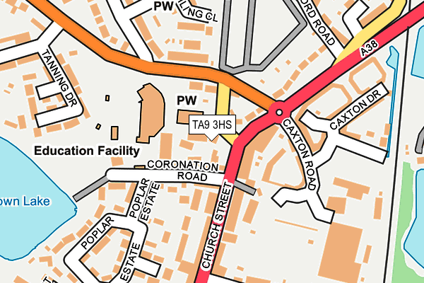 TA9 3HS map - OS OpenMap – Local (Ordnance Survey)