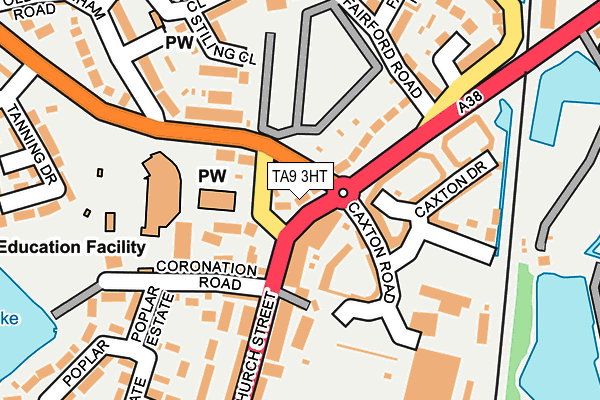 TA9 3HT map - OS OpenMap – Local (Ordnance Survey)