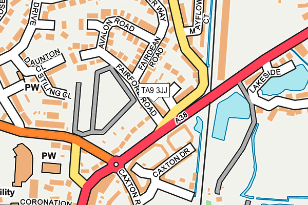 TA9 3JJ map - OS OpenMap – Local (Ordnance Survey)