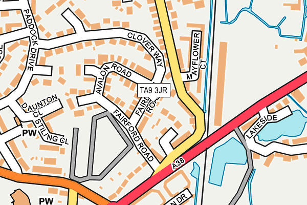 TA9 3JR map - OS OpenMap – Local (Ordnance Survey)