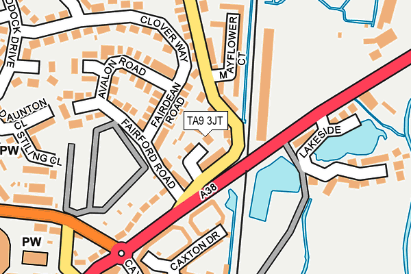 TA9 3JT map - OS OpenMap – Local (Ordnance Survey)