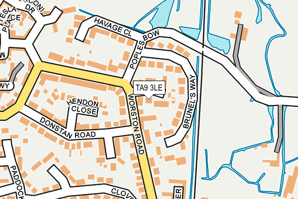 TA9 3LE map - OS OpenMap – Local (Ordnance Survey)