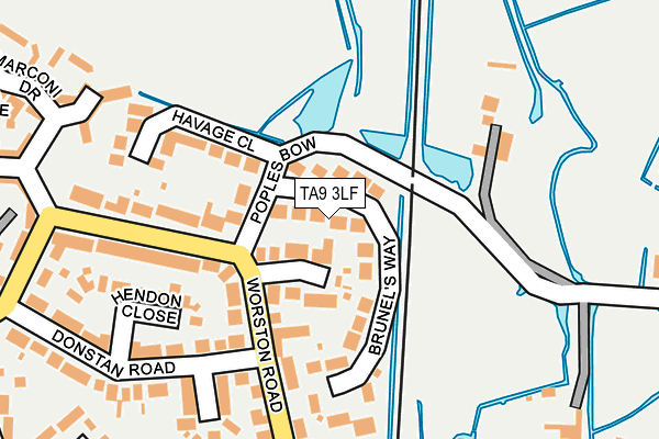 TA9 3LF map - OS OpenMap – Local (Ordnance Survey)