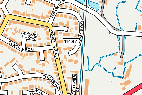 TA9 3LG map - OS OpenMap – Local (Ordnance Survey)