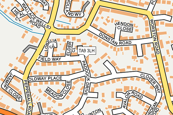 TA9 3LH map - OS OpenMap – Local (Ordnance Survey)