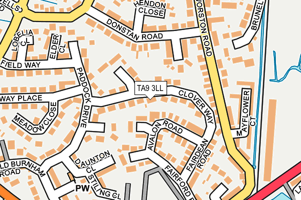 TA9 3LL map - OS OpenMap – Local (Ordnance Survey)