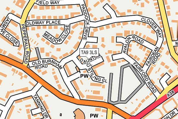 TA9 3LS map - OS OpenMap – Local (Ordnance Survey)
