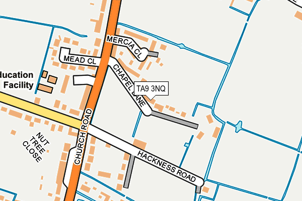 TA9 3NQ map - OS OpenMap – Local (Ordnance Survey)