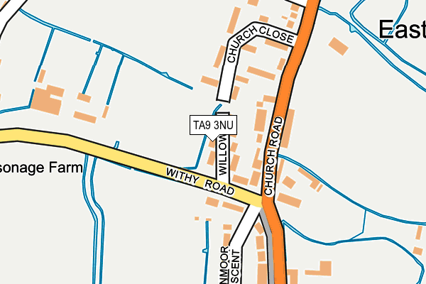 TA9 3NU map - OS OpenMap – Local (Ordnance Survey)