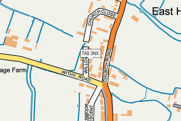 TA9 3NX map - OS OpenMap – Local (Ordnance Survey)