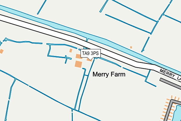 TA9 3PS map - OS OpenMap – Local (Ordnance Survey)