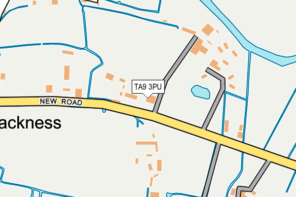 TA9 3PU map - OS OpenMap – Local (Ordnance Survey)