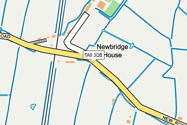 TA9 3QB map - OS OpenMap – Local (Ordnance Survey)