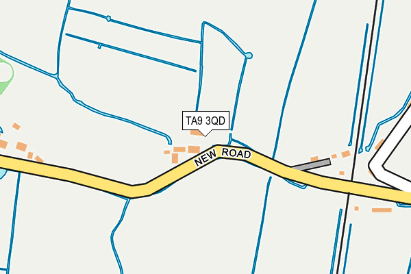 TA9 3QD map - OS OpenMap – Local (Ordnance Survey)