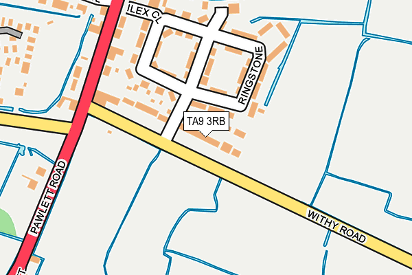 TA9 3RB map - OS OpenMap – Local (Ordnance Survey)