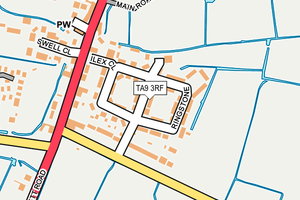 TA9 3RF map - OS OpenMap – Local (Ordnance Survey)