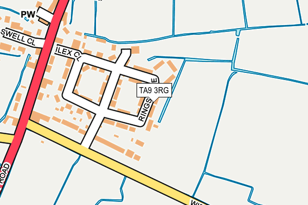 TA9 3RG map - OS OpenMap – Local (Ordnance Survey)