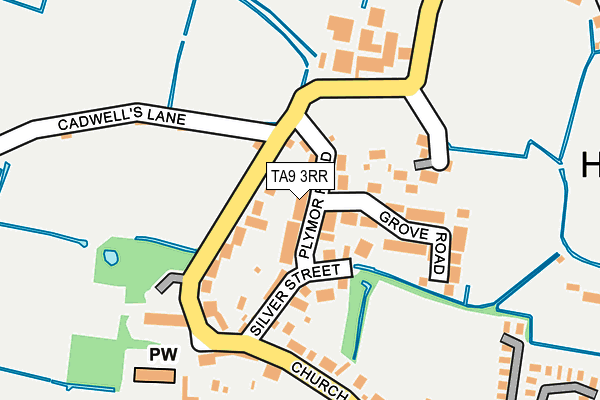 TA9 3RR map - OS OpenMap – Local (Ordnance Survey)