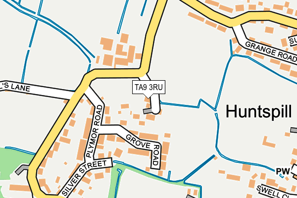 TA9 3RU map - OS OpenMap – Local (Ordnance Survey)