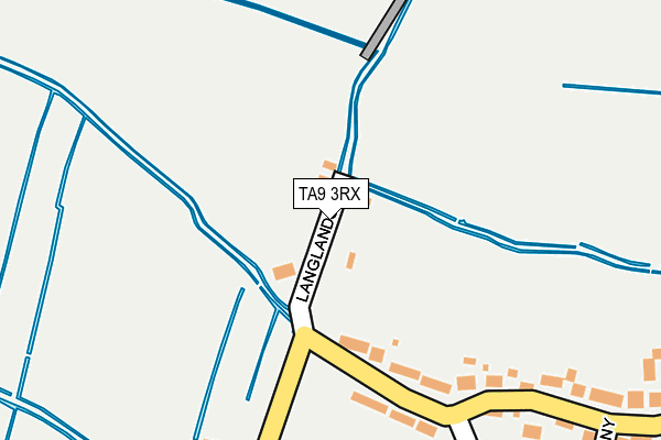 TA9 3RX map - OS OpenMap – Local (Ordnance Survey)