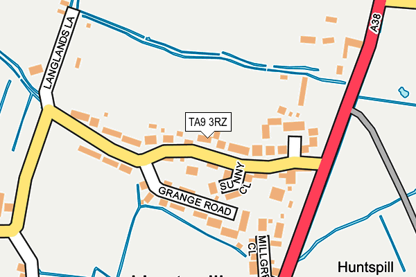 TA9 3RZ map - OS OpenMap – Local (Ordnance Survey)