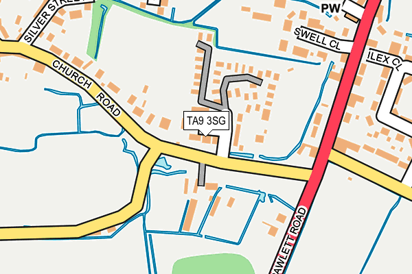 TA9 3SG map - OS OpenMap – Local (Ordnance Survey)