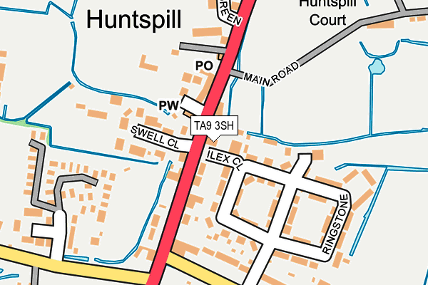 TA9 3SH map - OS OpenMap – Local (Ordnance Survey)