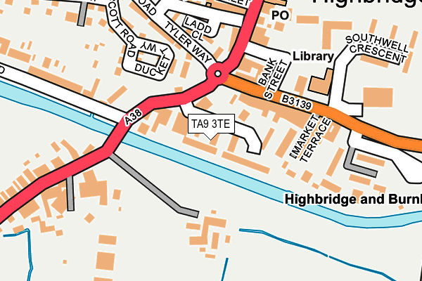 TA9 3TE map - OS OpenMap – Local (Ordnance Survey)