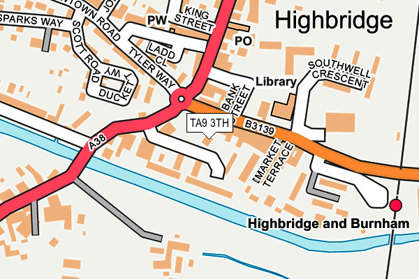 TA9 3TH map - OS OpenMap – Local (Ordnance Survey)