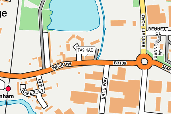 TA9 4AD map - OS OpenMap – Local (Ordnance Survey)