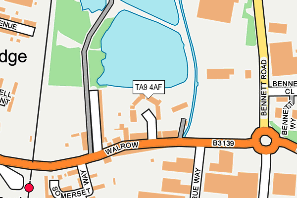 TA9 4AF map - OS OpenMap – Local (Ordnance Survey)