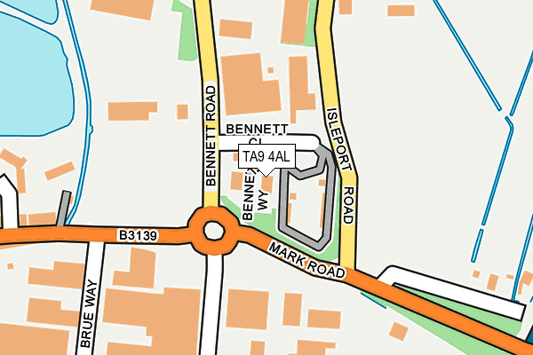 TA9 4AL map - OS OpenMap – Local (Ordnance Survey)