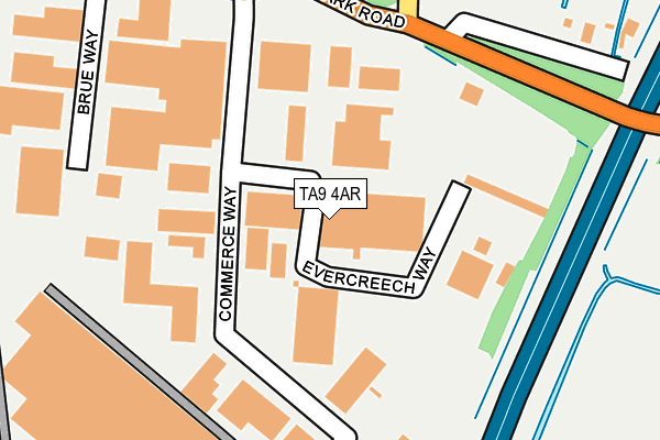 Map of TECNI LIMITED at local scale