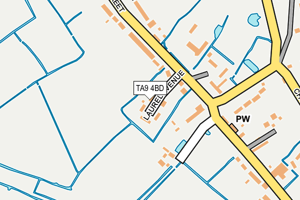 TA9 4BD map - OS OpenMap – Local (Ordnance Survey)