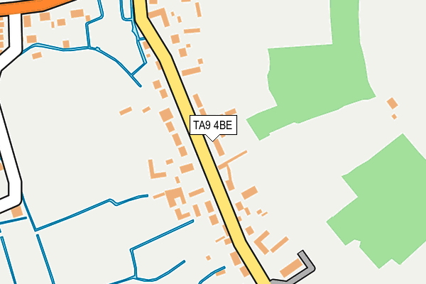 TA9 4BE map - OS OpenMap – Local (Ordnance Survey)