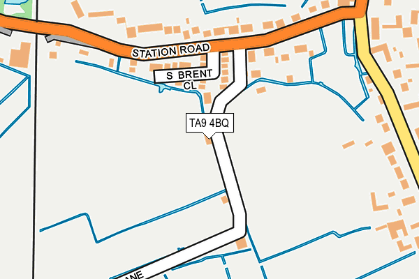 TA9 4BQ map - OS OpenMap – Local (Ordnance Survey)